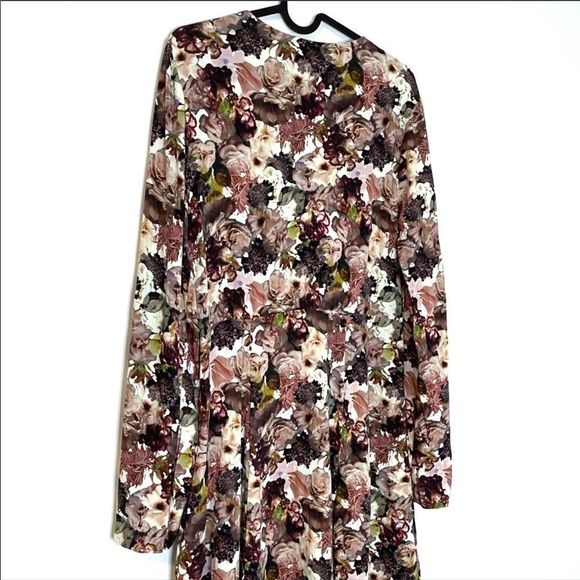& OTHER STORIES Floral Long Sleeve Mini Dress - Picture 5 of 12